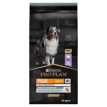 Purina Pro Plan Medium & Large Adult Sensitive Digestion Grain Free morka 12 kg