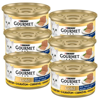 Purina Gourmet Gold pena s kuracím mäsom 6x85g