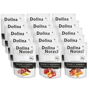 DOLINA NOTECI Dish Mixed Flavours 15x100g - mokré krmivo pre psov