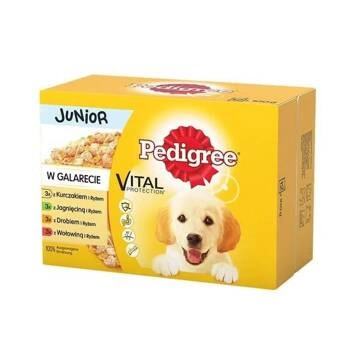 PEDIGREE Junior mix príchutí v želé 12x100g