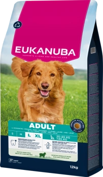EUKANUBA krmivo pre dospelých veľkých plemien jahňacina s ryžou 12 kg