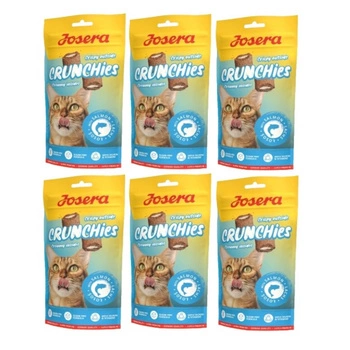 JOSERA Crunchies - s lososom (maškrta pre mačky) 6x60g