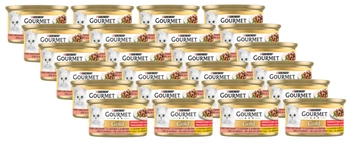 Purina Gourmet Gold losos/kuracie mäso v omáčke 24x85g