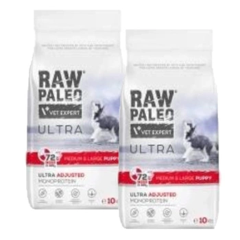 Vetexpert RAW PALEO ULTRA BEEF PUPPY MEDIUM/ LARGE 2x10KG