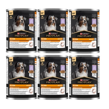 PRO PLAN Everyday Nutrition krmivo pre dospelých psov bohaté na morčacie mäso v želé 6x400 g