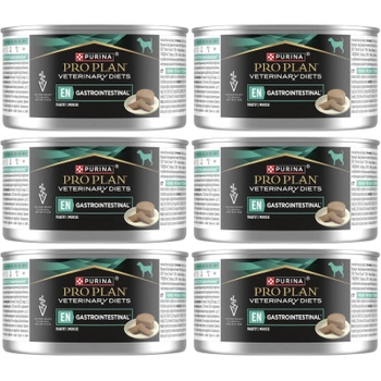 PRO PLAN Veterinary Diets Canine EN Gastrointestinal Pena pre psov 6x195 g