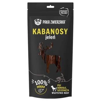 PAKA ZWIERZAKA- Jelenie kabanosy 3 ks (80g)