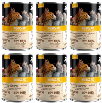 PetRepublic kúsky v omáčke s kuracím mäsom(steril) 6x400g pre mačky