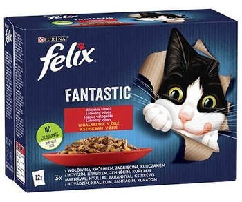 FELIX Fantastické chute vidieka v želé: 12x85g