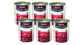 ANIMONDA GranCarno mäsový koktail pre dospelých psov 6x800g