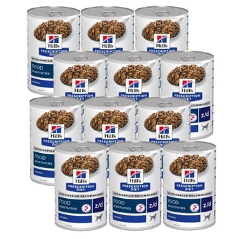HILL'S PD Prescription Diet Canine z/d Food Sensitivities 12x370g - konzerva.