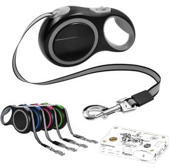 NUXIE® Premium automatické vodítko na psa 5m 20kg (náhodná farba)