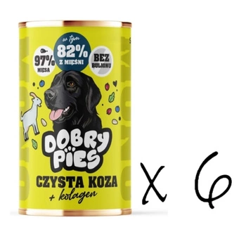 Dobry Pies Mono Goat s kolagénom 6x400g