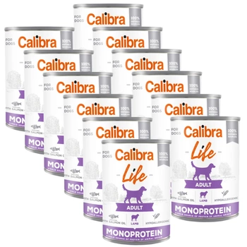 CALIBRA Dog Life Adult Lamb 12x400g