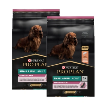 PRO PLAN Sensitive Skin Small & Mini Adult krmivo pre psov bohaté na lososa 2x7kg