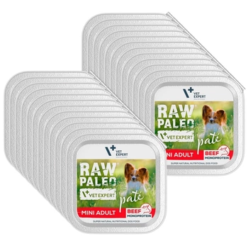 Vetexpert RAW PALEO PATE MINI adult beef 24x150g