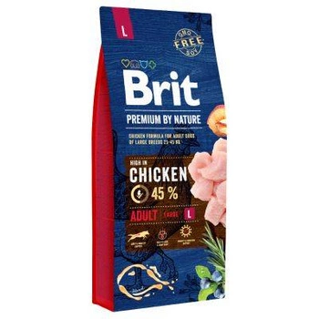 BRIT Premium By Nature Adult L 15kg