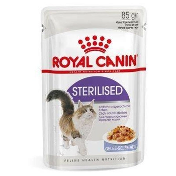 ROYAL CANIN Sterilizované vlhké krmivo 12x85g v želé pre dospelé sterilizované mačky