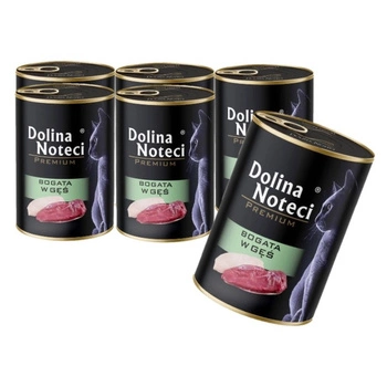 Dolina Noteci Premium pre mačky bohaté na hus 6x400g