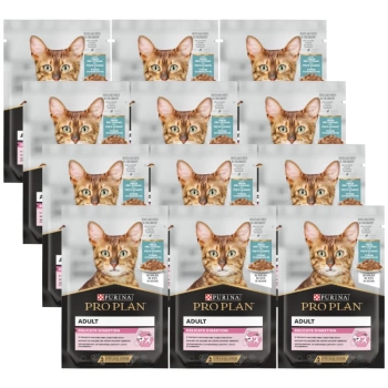 PRO PLAN Jemné krmivo pre mačky s morskými rybami 12x85 g
