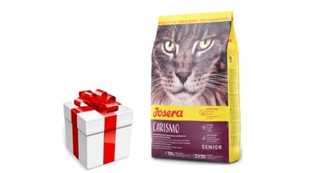 JOSERA Carismo Senior 10kg + prekvapenie pre mačku ZDARMA