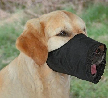 Nylonový ochranný náhubok S/M