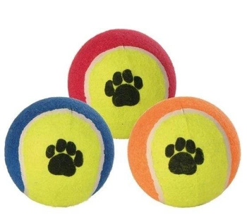 Tenisová loptička farebná s labkou 10 cm