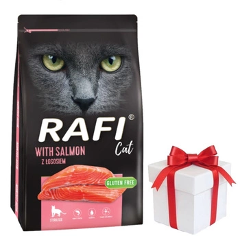 DOLINA NOTECI Rafi Cat suché krmivo pre sterilizované mačky s lososom 7kg + Prekvapenie pre mačku ZADARMO!