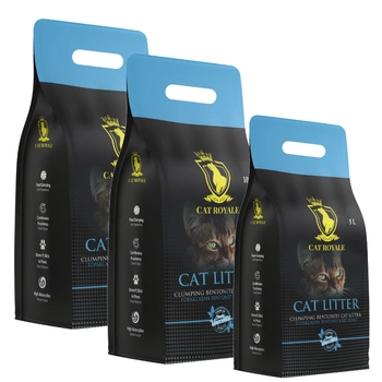 Cat Royale Prírodný bentonitový štrk 25l