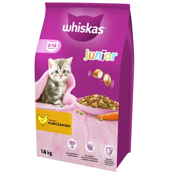 WHISKAS Junior chicken 14kg