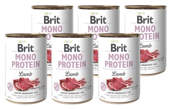 Brit mono protein lamb 6x400g