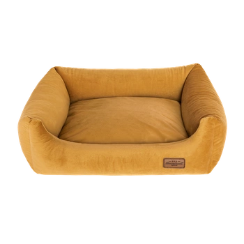 RECOBED Welurove pohovka medová M 80x65cm