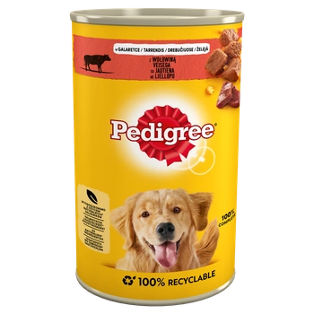 Pedigree adult s hovädzím mäsom v želé 1200 g