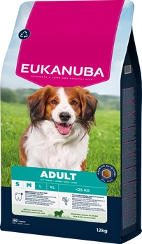 EUKANUBA Adult Small&Medium Breed Lamb & Rice 12kg
