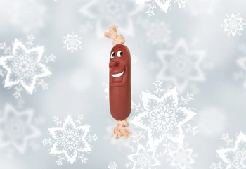 TRIXIE Vinylová klobása na šnúrke 11cm