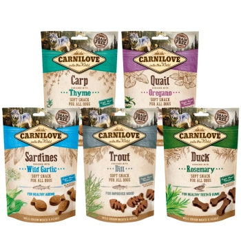 Carnilove Semi Moist Snack Mix príchutí 5x200 g
