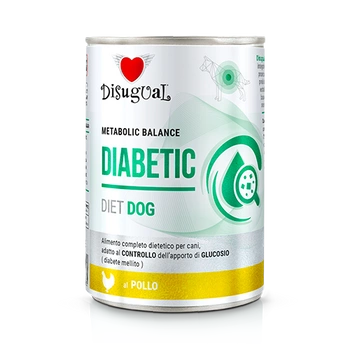 Disugual mokré krmivo pre psov Veterinárne diabetické kura (dospelé) 400 g