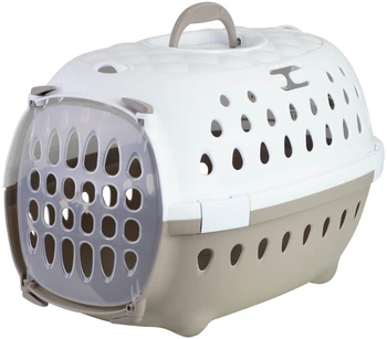 Stefanplast Transporter Travel Chic, biela/béžová, 50 x 34,5 x 31,5 cm