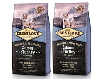Carnilove Salmon & Turkey for Puppies 2x12kg