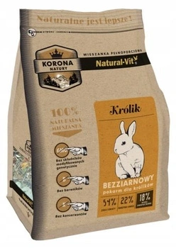 Natural-Vit Korona Natury Kompletné krmivo pre králiky 10 kg