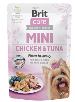 Brit Care Mini Chicken & Tune fillets in gravy 85g