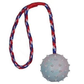 Trixie Hračka pre psov Hrboľatá loptička na šnúrke 6cm/30cm
