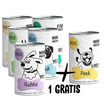 PEPE MONO PROTEIN MIX 5x400g+1 ZDARMA !!!