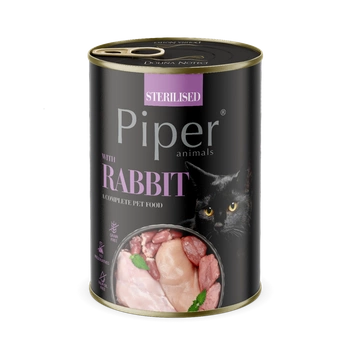 DOLINA NOTECI Piper pre sterilizované mačky s králikom 400g