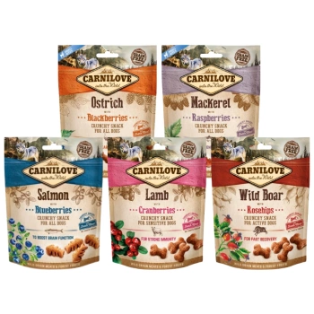 Carnilove chrumkavé maškrty, zmes príchutí 5x200 g