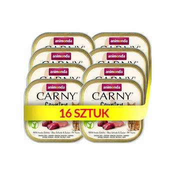 ANIMONDA Carny Country Adult Kuracie, teľacie a srnčie mäso 16x100g