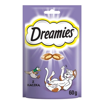 DREAMIES 60g - pochúťka pre mačky s lahodnou kačacinou