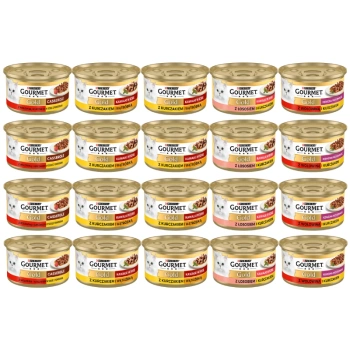 Purina Gourmet Gold Mix príchutí v omáčke 72x85g