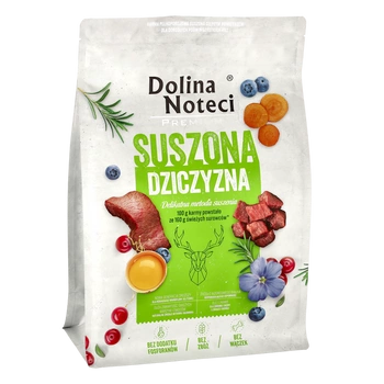DOLINA NOTECI Premium Venison - sušené krmivo pre psov 3 kg