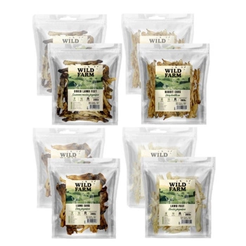 WILD FARM Psie maškrty, ZMES PRÍCHUTÍ 8x300g